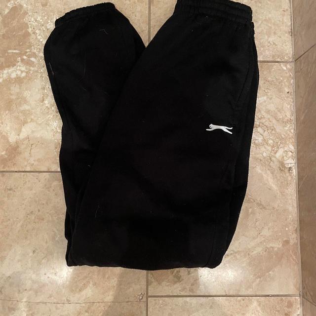 Slazenger Men's Sweatpants - Black - L on Productcaster.