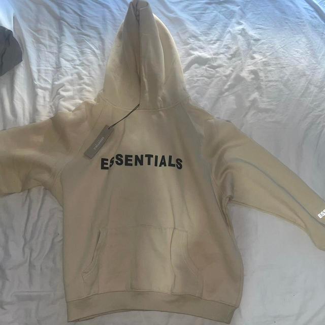 Essentials Men's Hoodie - Cream/Tan - XXL on Productcaster.