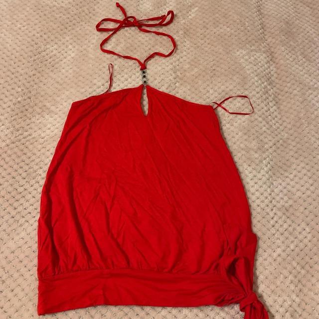 Vintage Women's Crop top - Red - 8 on Productcaster.