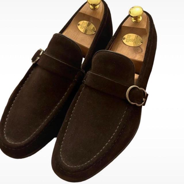 Gucci Men's Loafers - Brown - UK 8.5 on Productcaster.