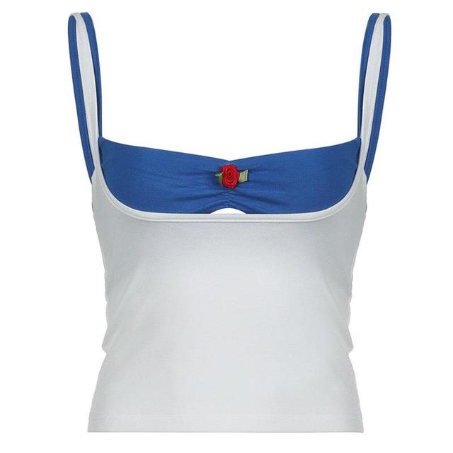 Women's Vest - White/Blue - L on Productcaster.