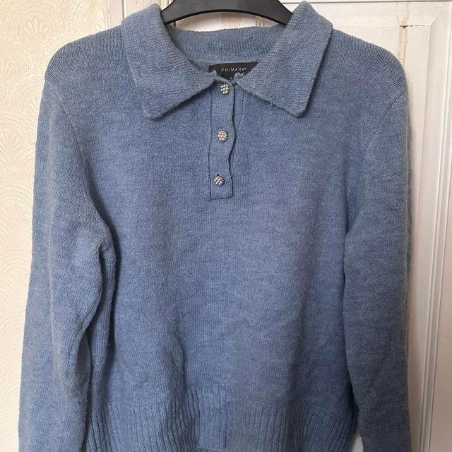 Primark Women's Jumper - Blue - S on Productcaster.