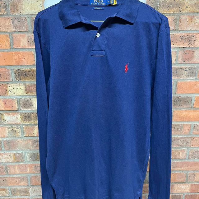 Polo Ralph Lauren Big & Tall Men's Polo shirt - Navy/Blue - M on Productcaster.