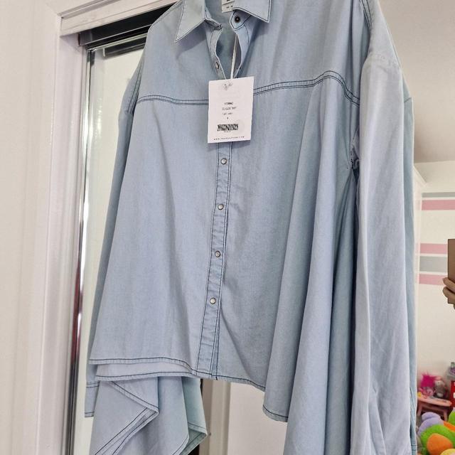 One Teaspoon Women's Shirt - Blue - S on Productcaster.