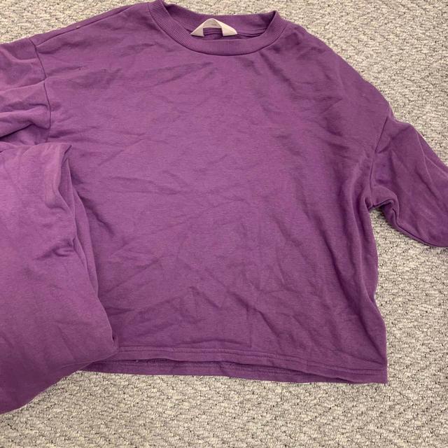 Women's Sweatshirt - Purple - XS on Productcaster.