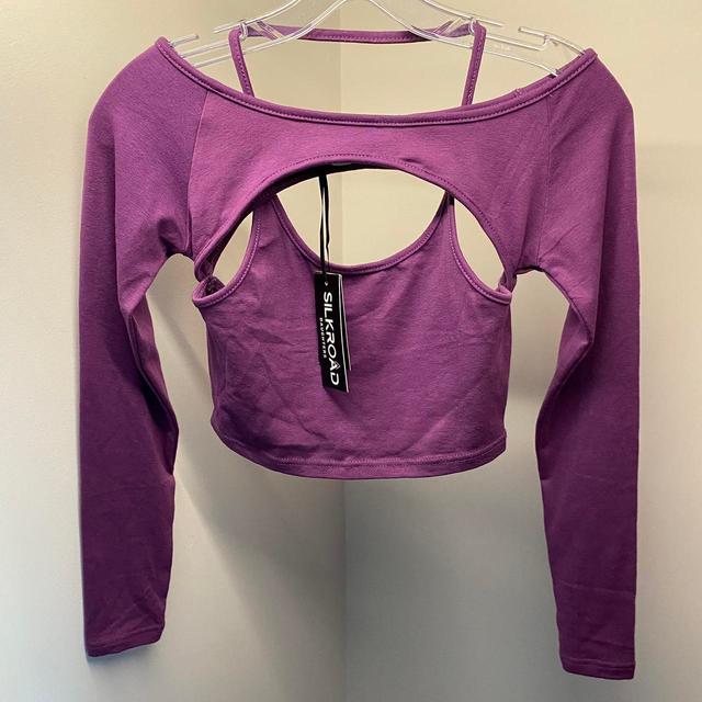 Women's Crop top - Purple/Pink - 10 on Productcaster.