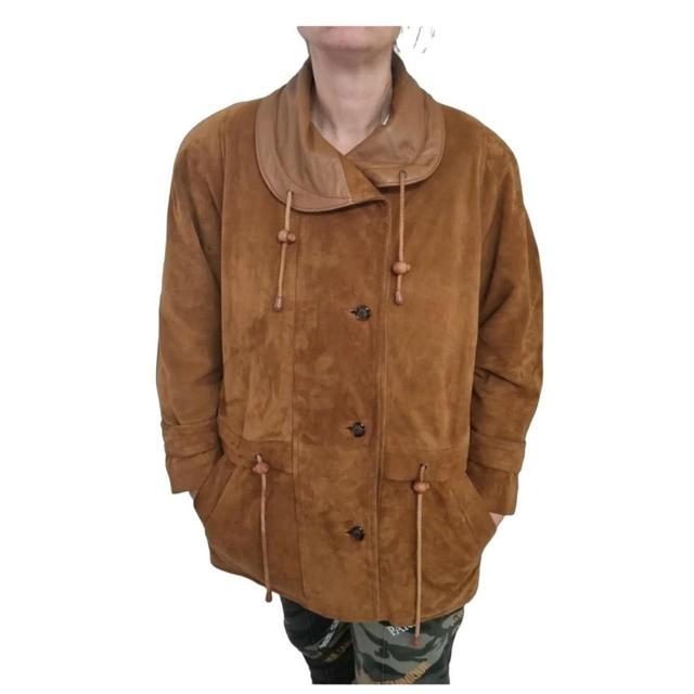 Vintage Women's Duster Jacket - Tan - UK 8 on Productcaster.