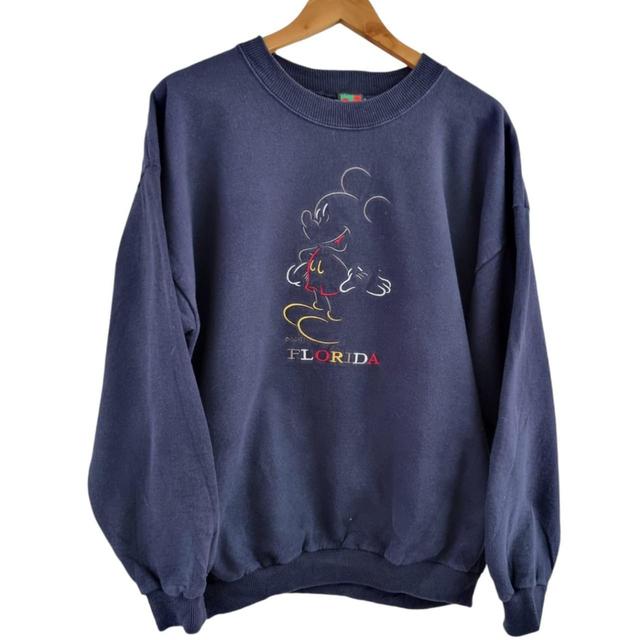 Mickey Unlimited Men's Sweatshirt - Navy/Multi - XL on Productcaster.