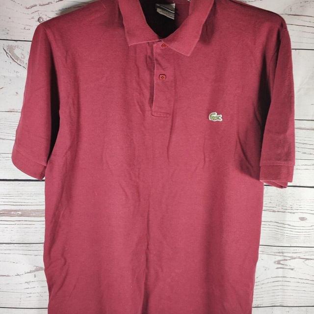 Lacoste Men's Polo shirt - Red - L on Productcaster.