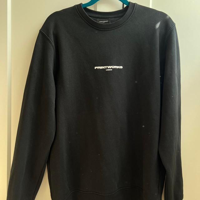 Vintage Men's Sweatshirt - Black - L on Productcaster.