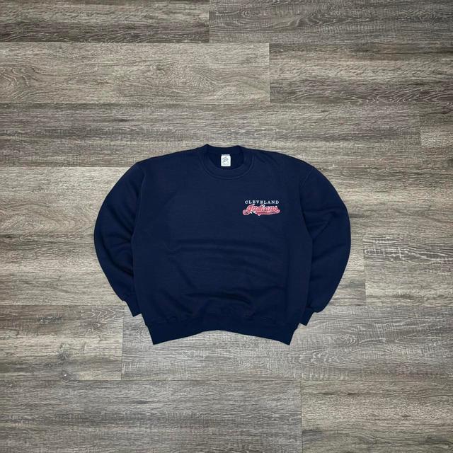 Jerzees Men's Sweatshirt - Navy - M on Productcaster.