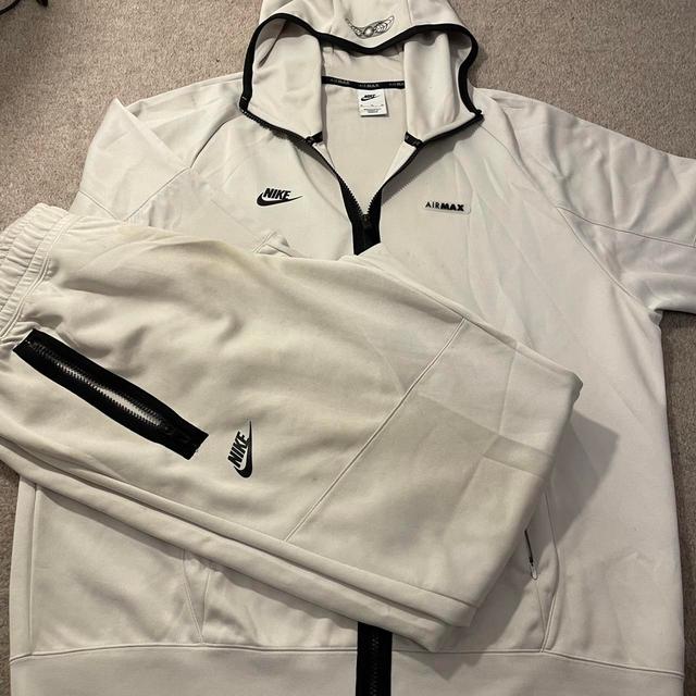 Nike Men's Hoodie - White/Cream - XL on Productcaster.