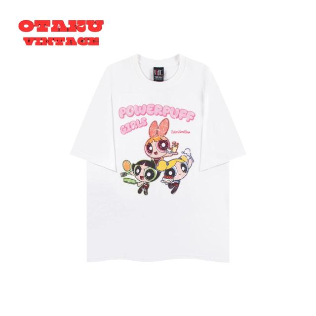 Vintage Men's T-shirt - White/Pink - L on Productcaster.