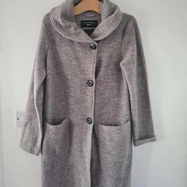 Paul Costelloe Women's Overcoat - Grey - M on Productcaster.