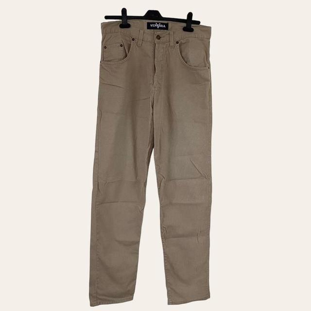 Ventura Men's Jeans - Tan - 32" on Productcaster.