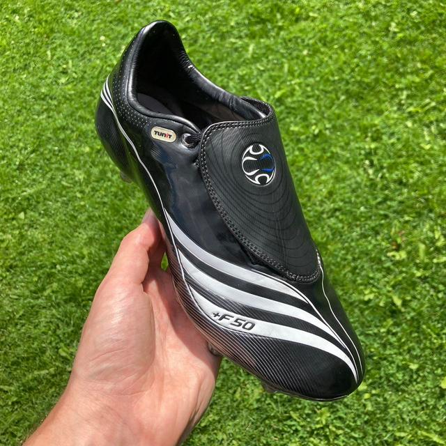 Adidas Men's Boots - Black/White - UK 8 on Productcaster.