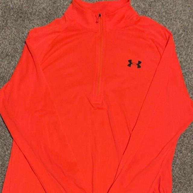 Under Armour Men's Sweatshirt - Red/Orange - S on Productcaster.