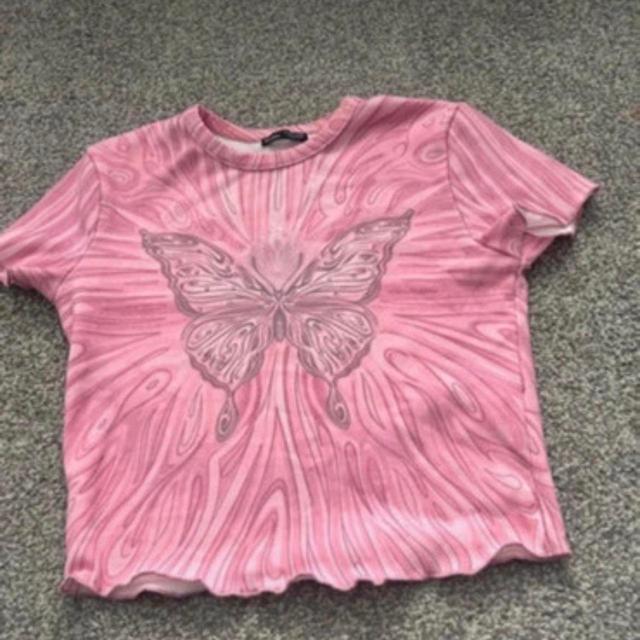 Bershka Women's Crop top - Pink - 8 on Productcaster.