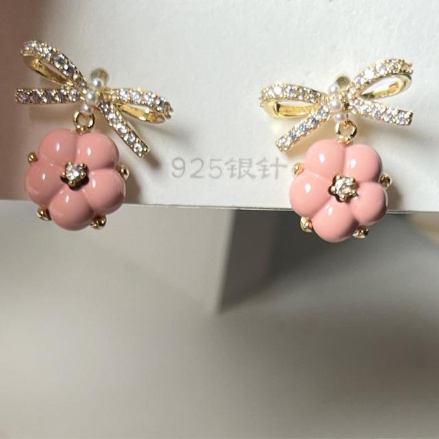 Women's Earrings - Pink on Productcaster.