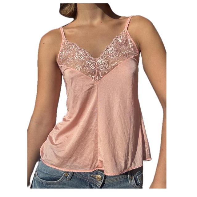 Vintage Women's Top - Pink - 10 on Productcaster.