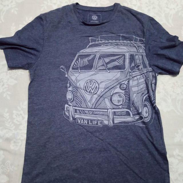 Volkswagen Men's T-shirt - Navy/Blue - S on Productcaster.