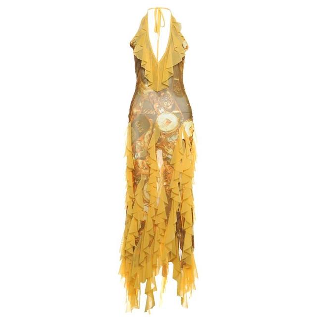 Women's Dress - Yellow/Gold - 8 on Productcaster.