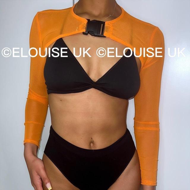 Women's Crop top - Orange - L on Productcaster.