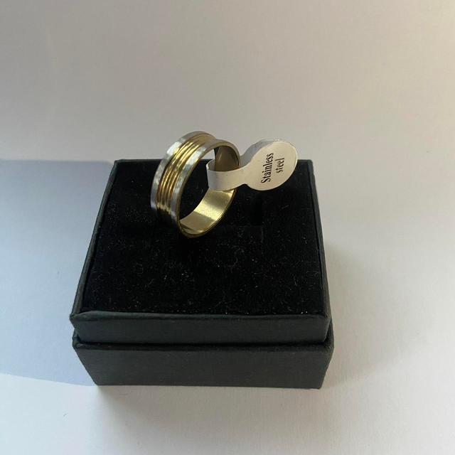 Men's Ring - Gold/Silver on Productcaster.