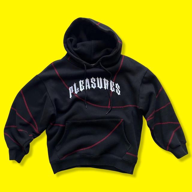 Pleasures Men's Hoodie - Black - S on Productcaster.