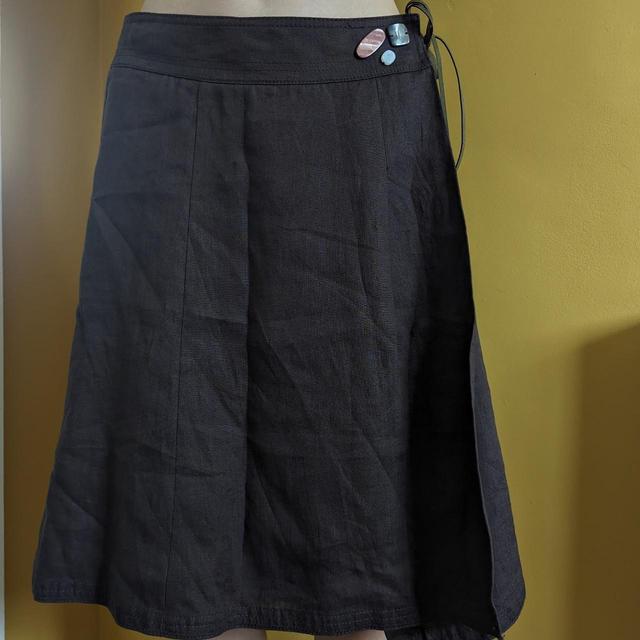 Vintage Women's Midi Skirt - Brown - UK 10 on Productcaster.