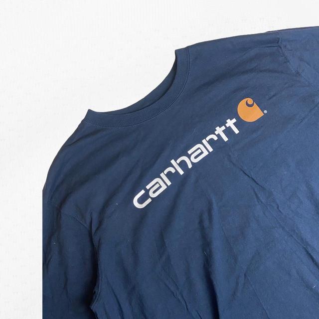 Carhartt Men's T-shirt - Navy - XL on Productcaster.