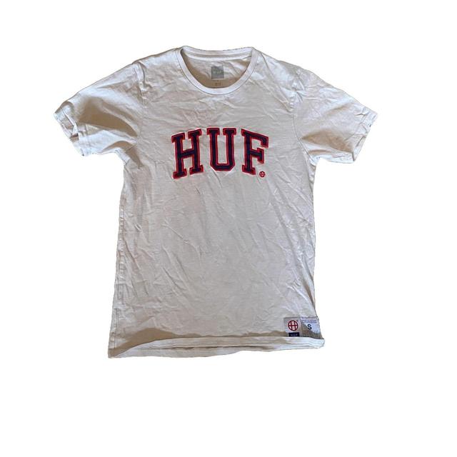 HUF Men's T-shirt - White/Cream - S on Productcaster.