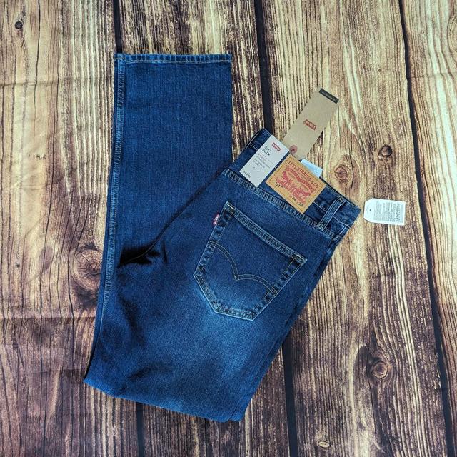 Levi's Men's Slim Jeans - Blue/Navy - 34" on Productcaster.