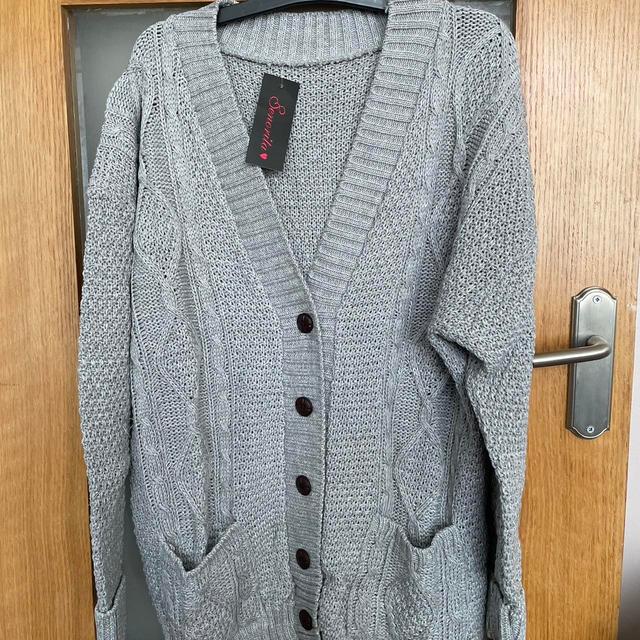 Women's Cardigan - Grey - XXL on Productcaster.