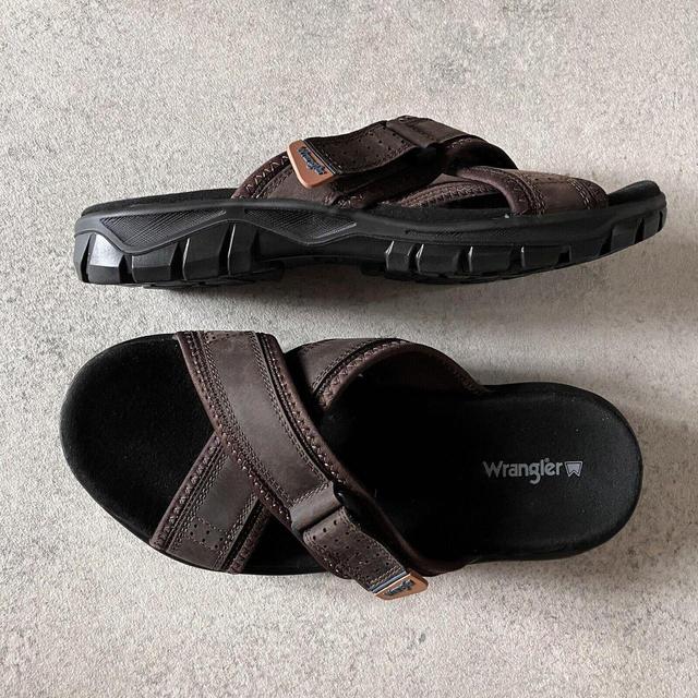 Wrangler Men's Sandals - Brown - UK 7 on Productcaster.