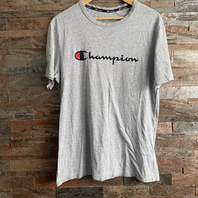 Champion Men's T-shirt - Grey - S on Productcaster.