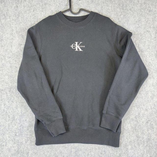 Calvin Klein Men's Sweatshirt - Black - S on Productcaster.