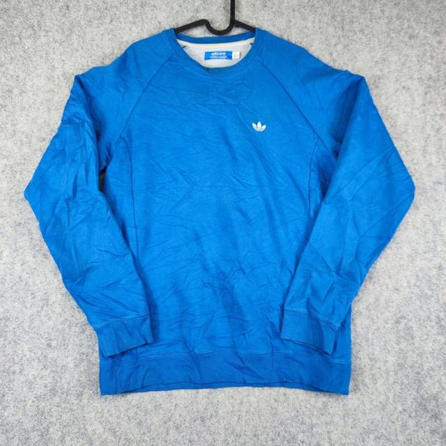 Adidas Men's Jumper - Blue - M on Productcaster.