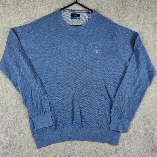 GANT Men's Jumper - Blue - XL on Productcaster.