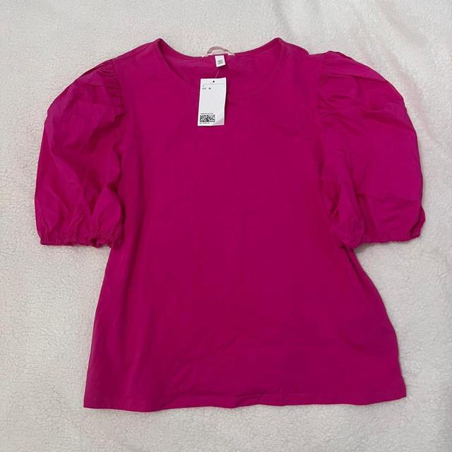 H&M Women's T-shirt - Pink - XL on Productcaster.