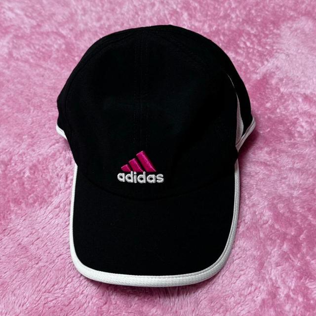 Adidas Women's Caps - Black/Pink on Productcaster.