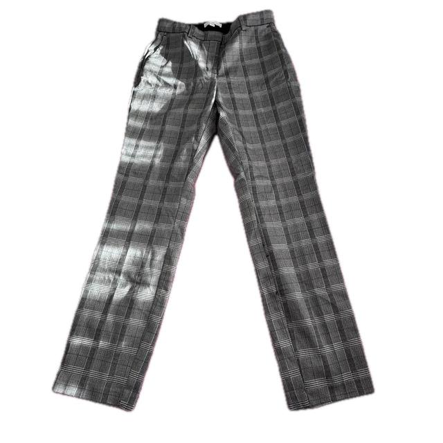 H&M Women's Trousers - Black/Grey - UK 12 on Productcaster.