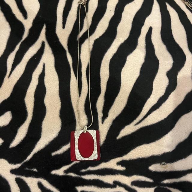 Women's Necklace - Red on Productcaster.