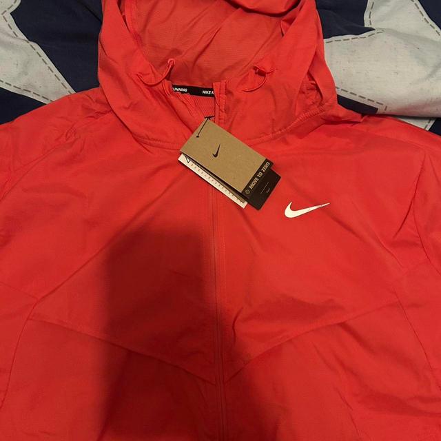 Nike Men's Windbreaker Jacket - Red/Pink - S on Productcaster.