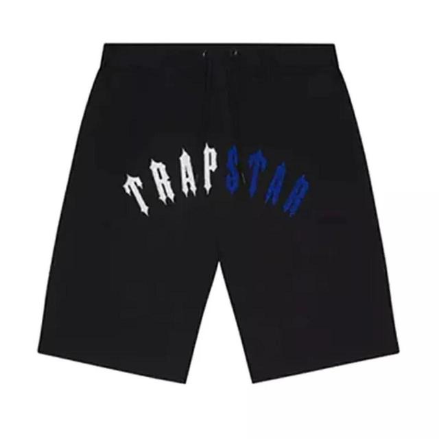 Trapstar Men's Shorts - Black/Blue - L on Productcaster.