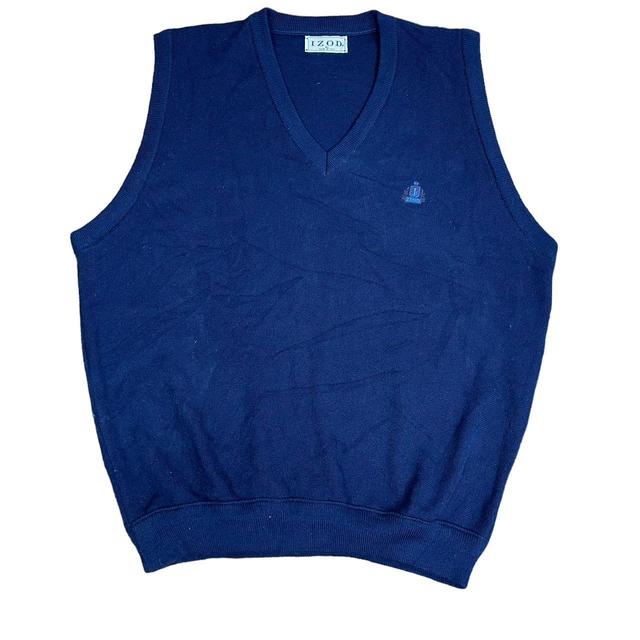 Izod Men's Vest - Navy/Blue - XL on Productcaster.