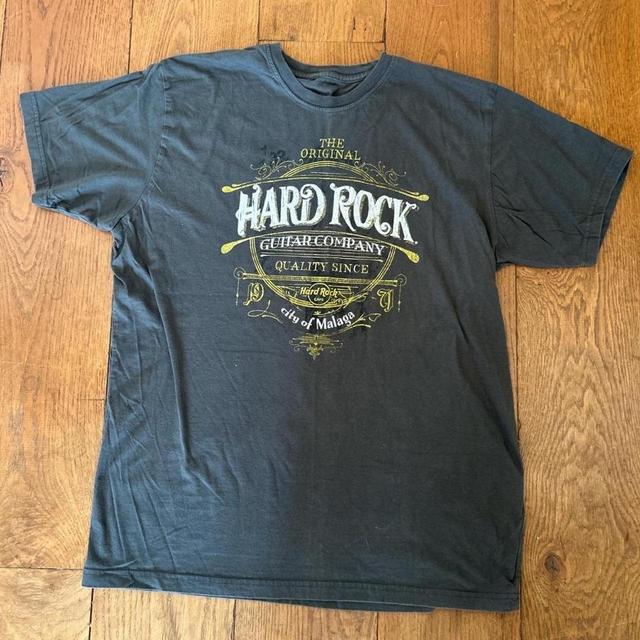 Hard Rock Cafe Men's T-shirt - Grey - M on Productcaster.