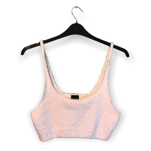 Urban Outfitters Women's Vest - White/Pink - L on Productcaster.