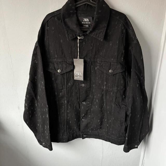 Zara Men's Jacket - Black - L on Productcaster.