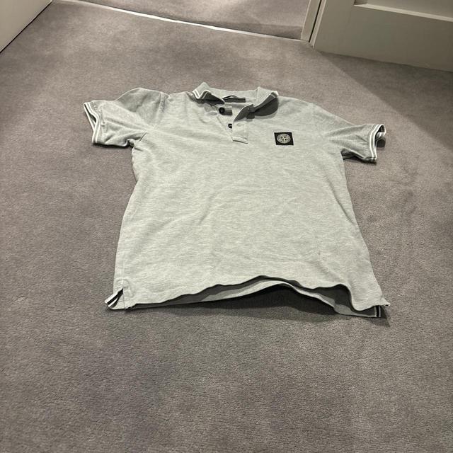 Stone Island Kids' T-shirt - Grey - 12 years on Productcaster.